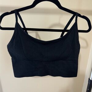 Pink Black Sport bra
